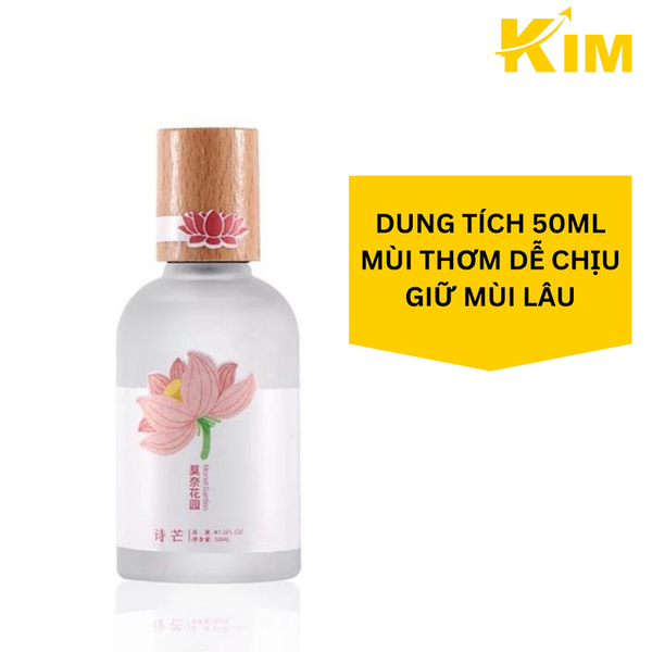 NƯỚC HOA SHIMANG NẮP GỖ EAU DE PARFUM VỎ MỜ SANG TRỌNG BODY MIST SHIMANG 50ML - KIM