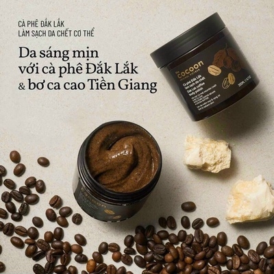 TẨY DA CHẾT COCOON CÀ PHÊ ĐẮK LẮK 200GR - BE YOURSELF