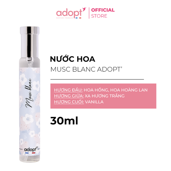 NƯỚC HOA NỮ MUSC BLANC 30ML - ADOPT