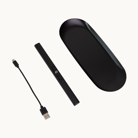 KHAY NẾN VÀ QUẸT LỬA ĐIỆN SẠC USB - MIDIMO
