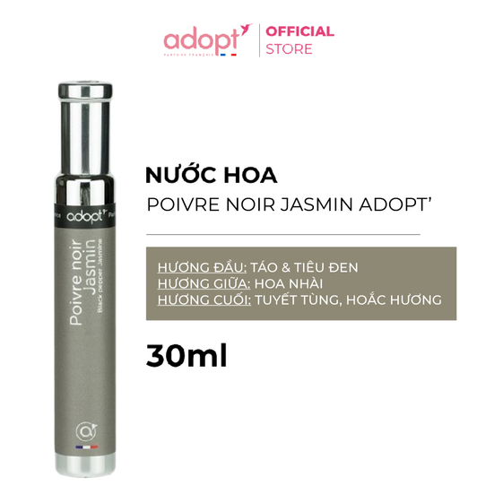 NƯỚC HOA NAM POIVRE NOIR JASMIN 30ML - ADOPT