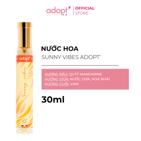 NƯỚC HOA NỮ SUNNY VIBES 30ML - ADOPT