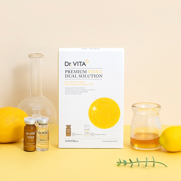 Bột Vitamin C Nguyên Chất 100% Dưỡng Trắng Mờ Thâm Nám DR.Vita Hàn Quốc
