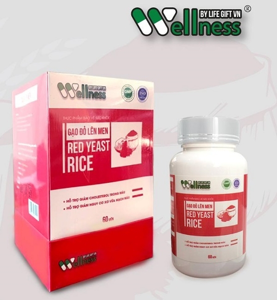 Viên uống giảm nguy cơ tim mạch Men gạo đỏ Red Yeast Rice