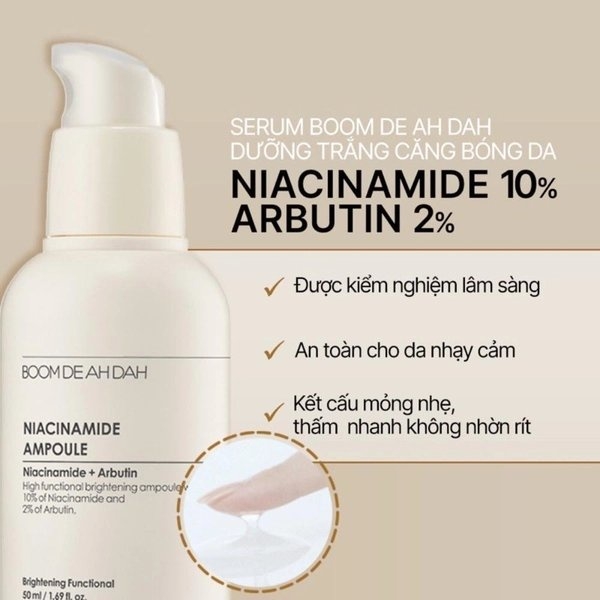 Tinh chất dưỡng trắng căng bóng Boom De Ah Dah Nia - 50ml