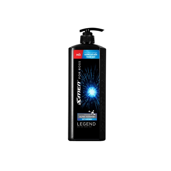Dầu gội X-Men  850ml for Boss hương gió biển thanh mát Legend với Ultra Keratin