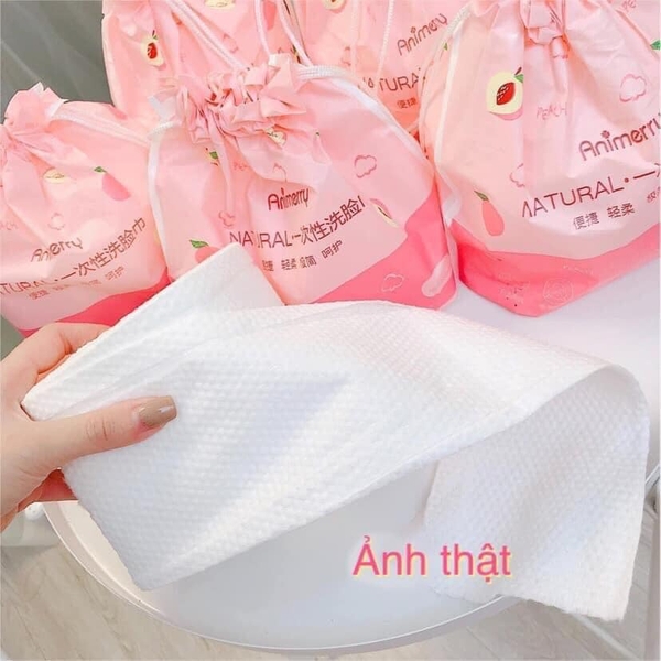 TÚI Khăn Giấy Khô Rửa Mặt Đa Năng Animerry-NHẬT