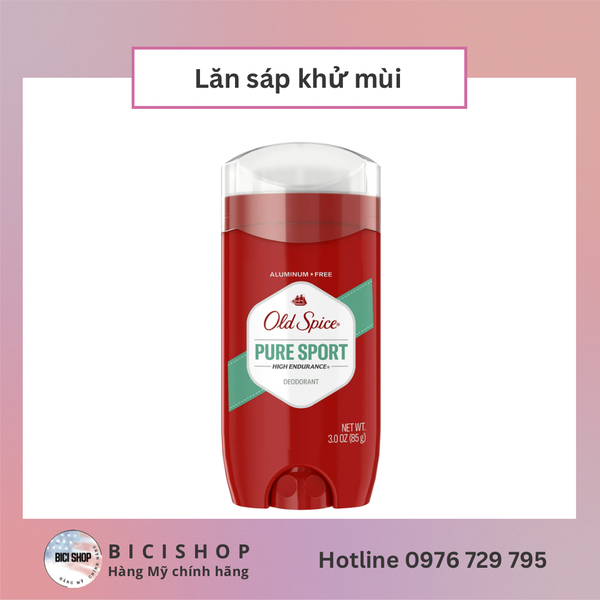 Sáp Khử Mùi Old Spice Pure Sport High Endurance Dành Cho Nam Giới Chơi Thể Thao Và Vận Động