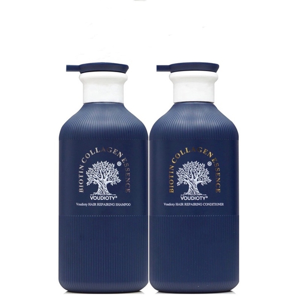 Cặp gội xả Biotin Collagen ESSENCE 500ml mẫu mới - XANH THAN -Ý