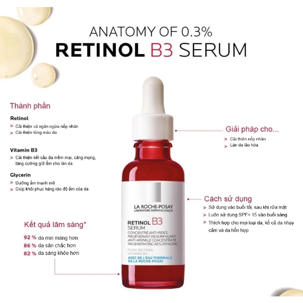 Tinh chất LaRoche-Posay RETINOL B3 - 30ml-PHÁP