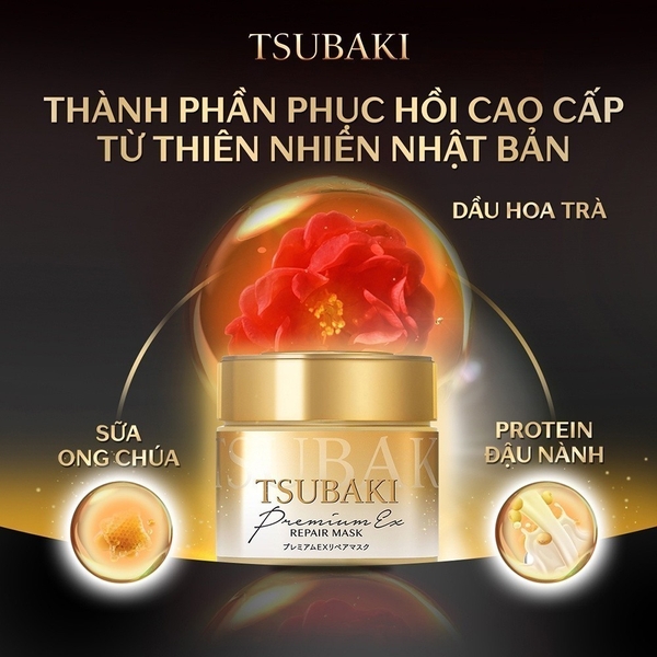 Kem ủ tóc Tsubaki Shiseido Premium Repair Mask-nhật