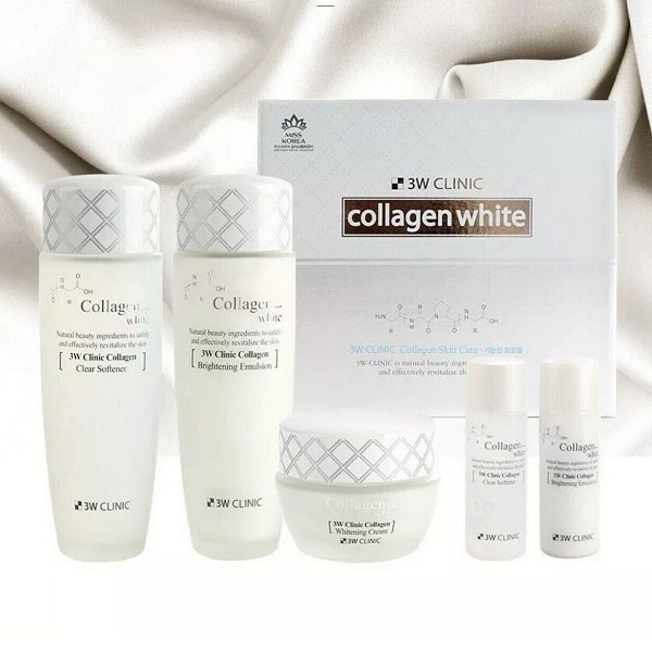 Bộ Dưỡng Da Collagen 3W Clinic - TRẮNG-hàn