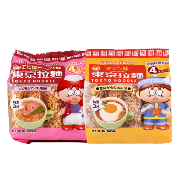 Mỳ Ăn Liền Cho Bé Tokyo Noodle Nhật Bản Túi 4 Gói