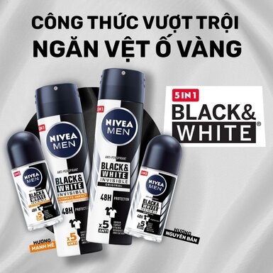 Xịt Ngăn Mùi Cho Nam B&W Original 150Ml (New)