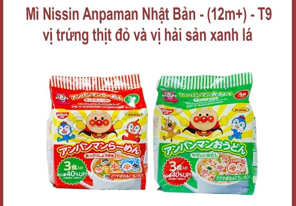 Mì nissin Anpaman nhật bản -( 12m+) -T9