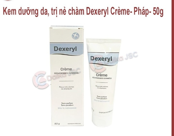 Kem dưỡng da ,trị nẻ chàm Dexeryl Crème-Pháp-50g