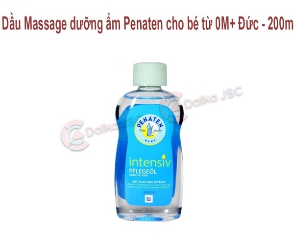 Dầu Massaga dưởng ẩm Penaten cho bé 0M+Đức-200ml