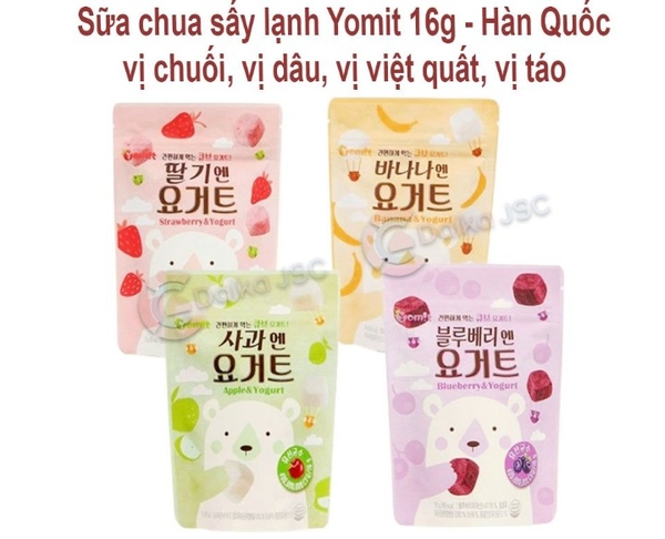 Sữa chua sấy lạnh Yomit 16g-Hàn Quốc