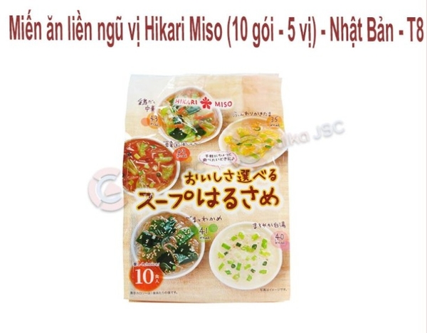 Mì ăn liền ngũ vị Hikari Miso /10 gói-5 vị /-Nhật Bản-T8