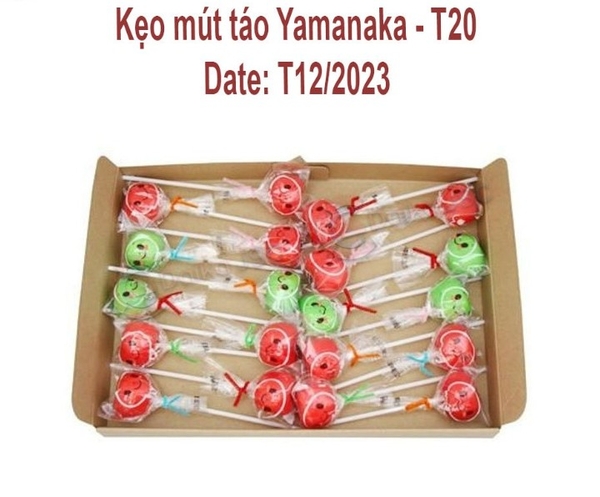 Kẹo mút  táo Yamanaka-T 20  ( 20 que)