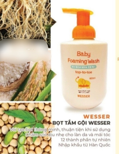 Bọt tắm gội wrsser