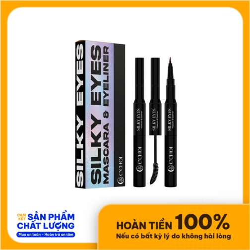 Gel chuốt mi và kẻ mắt tự nhiên C'Choi - Silky Eyes - Mascara & Eyeliner