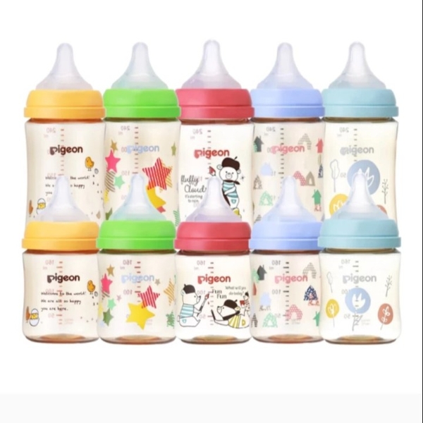 Bình Sữa Cho Bé Pigeon PPSU Plus Thế Hệ 3 Loại 160ML/240M