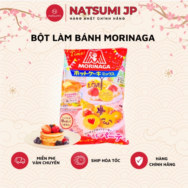 Bột làm bánh Morinaga hot cake 600
