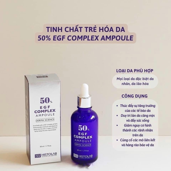 Serum Tinh chất Căng Bóng Da Hyaluronic Acid 50- Histolab 50 ml