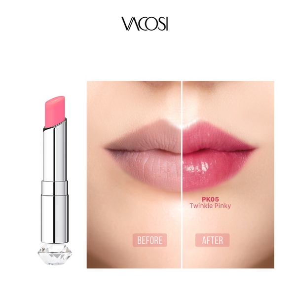 SON DƯỠNG TRANG ĐIỂM TỰ NHIÊN COLOR LIP BALM - VACOSI