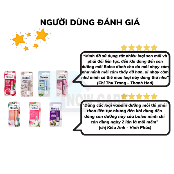 SON DƯỠNG MÔI NỘI ĐỊA ĐỨC - BALEA