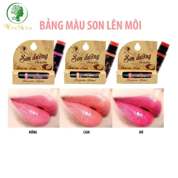 SON DƯỠNG MÔI CHO MẸ BẦU 5G - WONMOM