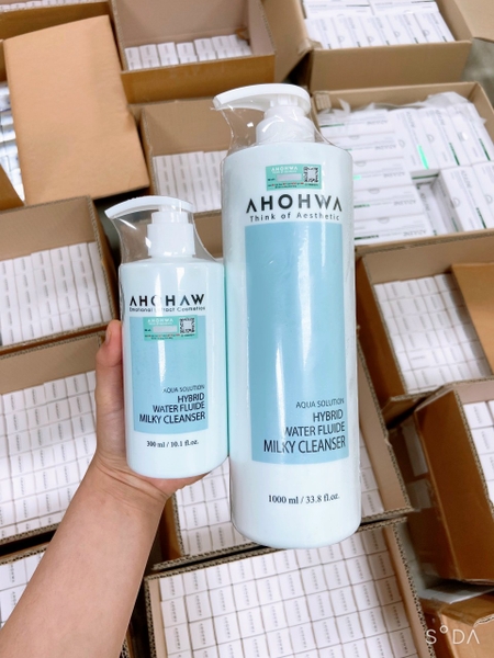 Sữa tẩy trang AHOHAW HYBRID WATER MILKY CLEANSER - Chính hãng Hàn Quốc