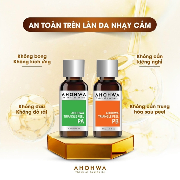 Dung Dịch Peel Da Dầu, Mụn Ahohwa Triangle Peel PB