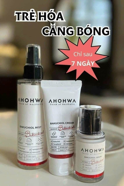 Vitamin C Ahohaw dạng bột Hàn Quốc, da sáng khỏe mịn màng