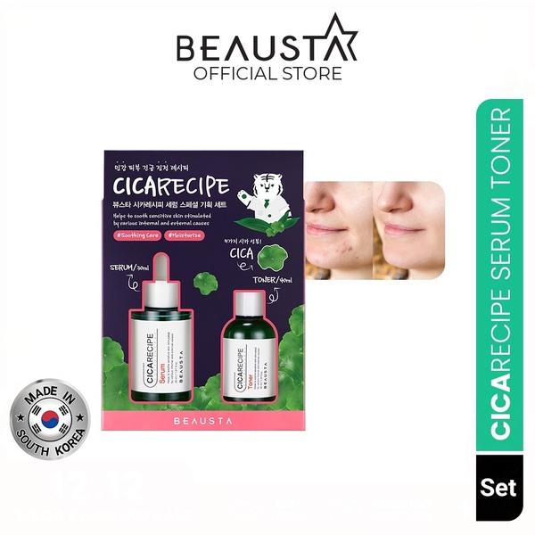 Tinh Chất Chăm Sóc Da Chiết Xuất Rau Má Beausta Cicarcipe Serum 30ml