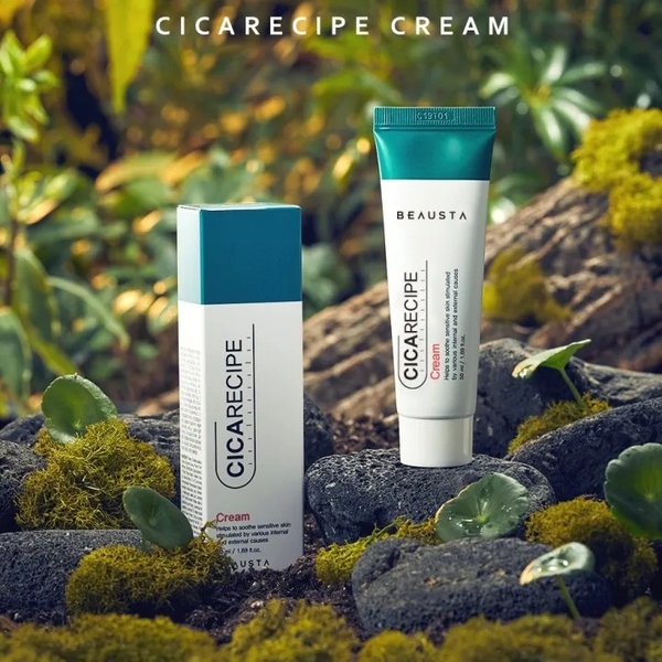 Kem dưỡng ẩm chiết xuất rau má Beausta Cicarecipe Cream
