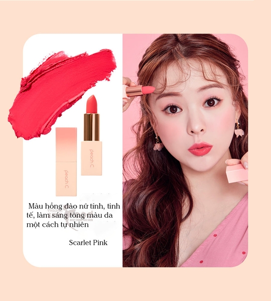 Son Thỏi Lì Siêu Mịn Peach Cl-hàn