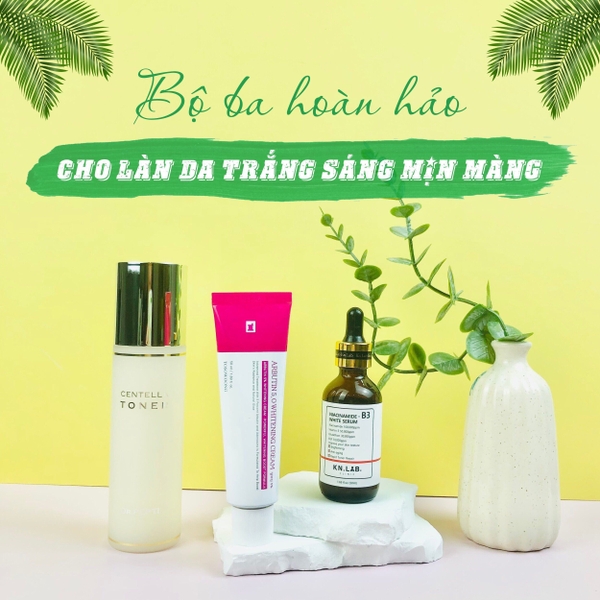 Combo dưỡng trắng da,tái tạo da Miryeo Propolis Hàn Quốc