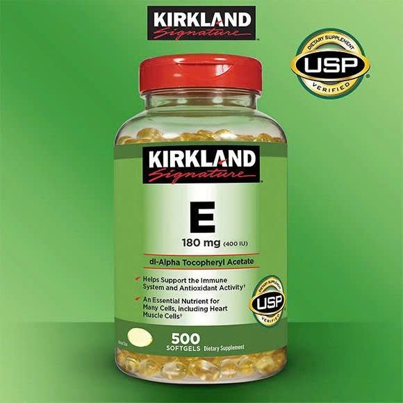 Viên uổng bổ sung Vitamin E 400 IU KirklLAND-500 viên Mỹ