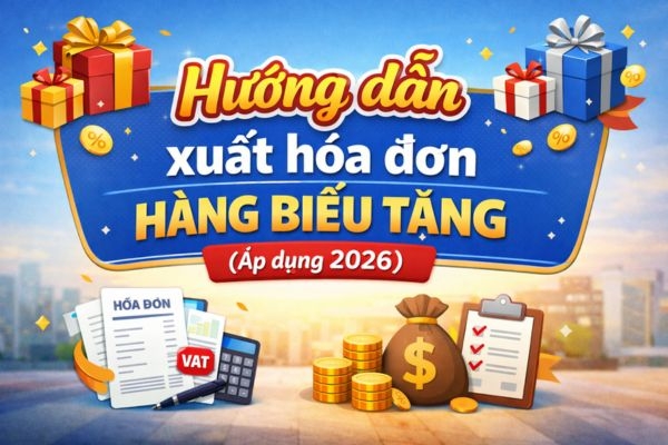 Cách xuất hóa đơn hàng biếu tặng 2026? Công văn hướng dẫn