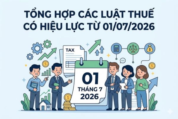 Tổng Hợp Các Luật Thuế Có Hiệu Lực Từ 01/07/2026 Và Những Điểm Mới Quan Trọng Cần Biết