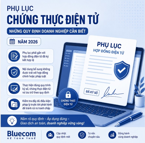 Phụ lục chứng thực điện tử: Hướng dẫn chi tiết thủ tục và quy định mới nhất 2026