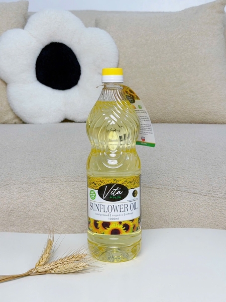Dầu hướng dương hữu cơ cao cấp Vita Fresh Nga 1L