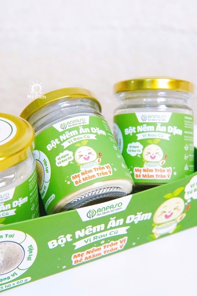 Bột nêm ăn dặm Anpaso cho bé từ 6 tháng