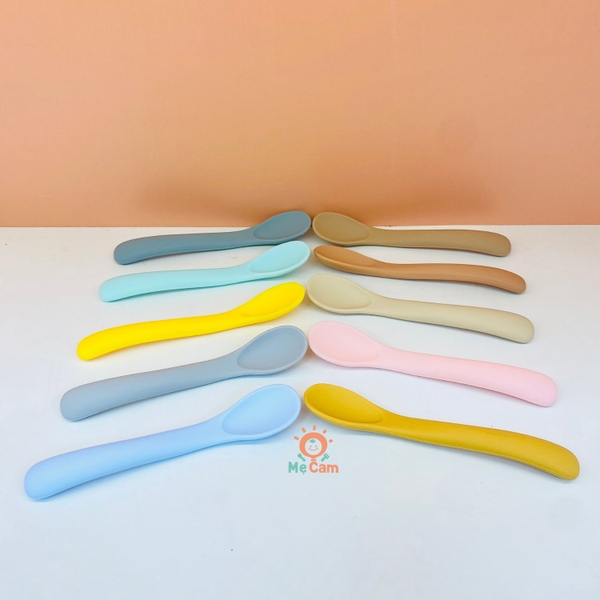 Thìa ăn dặm silicone cho bé