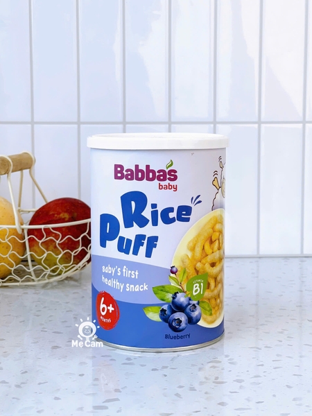 Bánh gạo Babba's Baby Malaysia cho bé từ 6 tháng