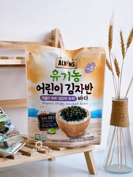 Rong biển hữu cơ rắc cơm Alvins