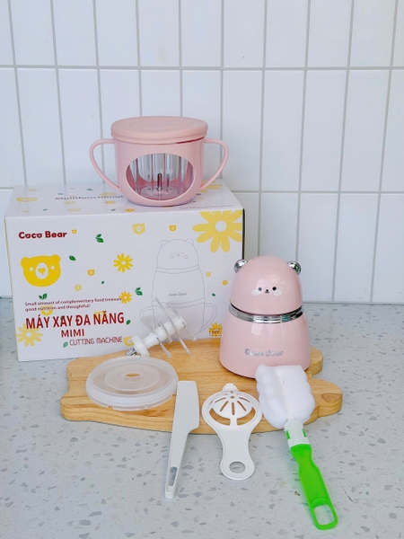 Máy xay đa năng 8 lưỡi Coco Bear