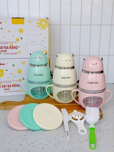 Máy xay đa năng 8 lưỡi Coco Bear